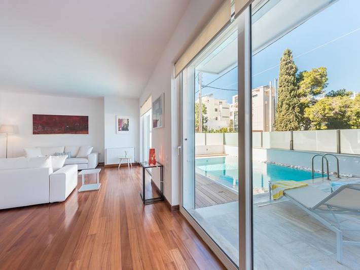 Villa per 9 persone, con Balcone/Terrazza e Giardino nonché Panorama a Atene