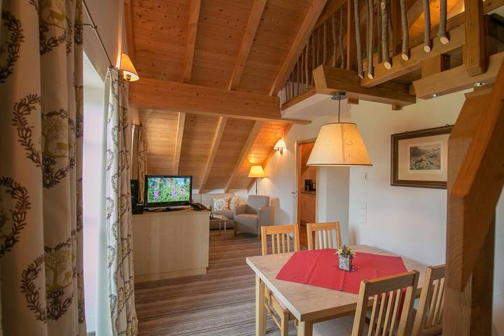 Ferienwohnung für 2 Personen, mit Balkon und Terrasse sowie Garten in Immenstadt - 4