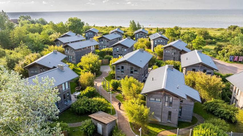 Ferienhaus mit Meerblick für 4 Personen, mit Sauna und Garten sowie Terrasse, mit Haustier