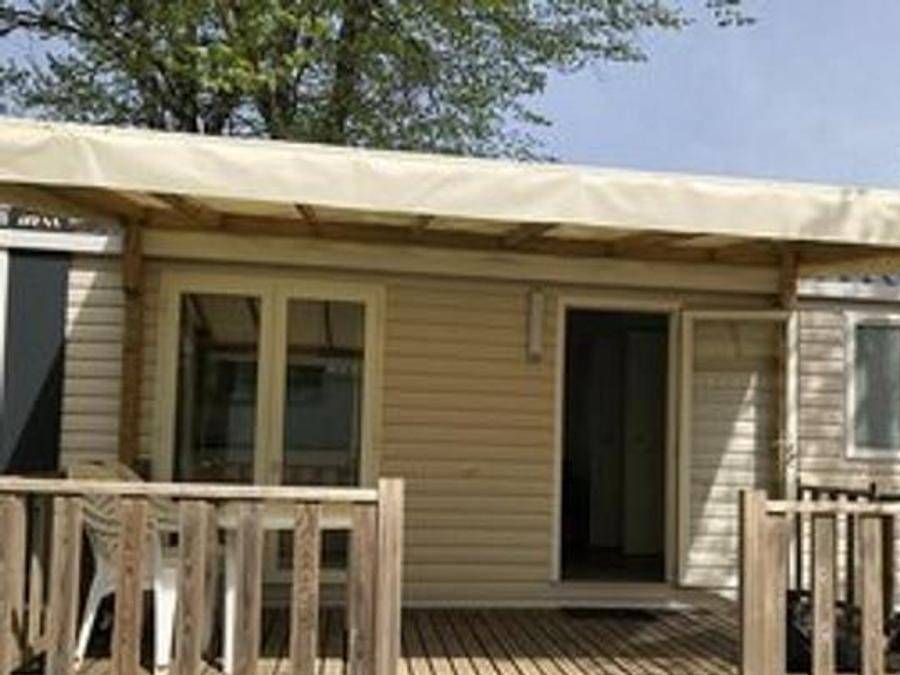 Camping les Rives du Lac Cantalès - Mobilheim 6 personen - Riviera (2 Schlafzimmer) in Saint-Gérons, Aurillac und Umgebung