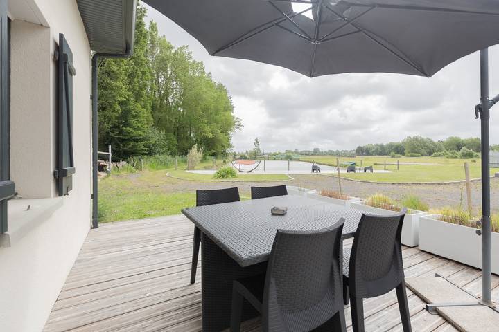 Maison de vacances pour 4 personnes, avec Jardin et Vue sur le lac