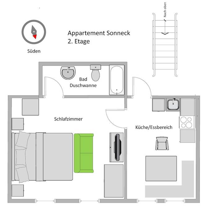 Ferienwohnung für 2 Personen, mit Garten in den Kitzbüheler Alpen - 4