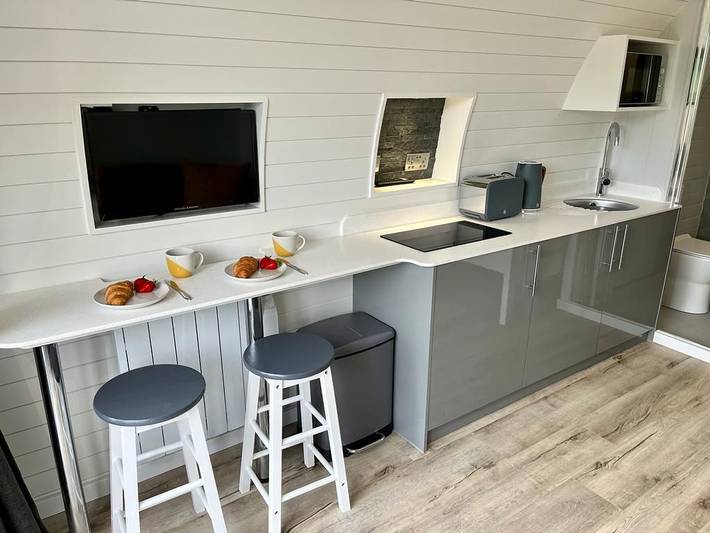 Glamping für 4 Personen, mit Whirlpool in Wales - 4