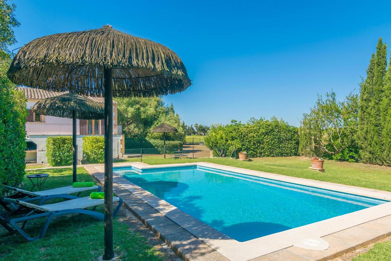 Can Mostatxet - Schönes Landhaus mit privatem Pool 1,6 km vom Strand entfernt. Wifi gratis in Can Picafort, Santa Margalida