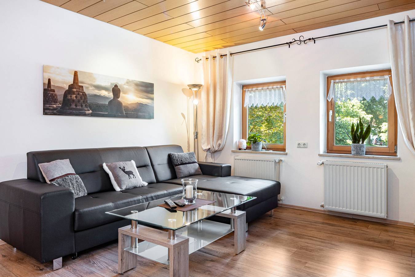 Ganze Wohnung, Ferienwohnung 'Echerschwang2' mit Gemeinschaftsgarten, Balkon und Wi-Fi in Bernbeuren, Romantische Straße