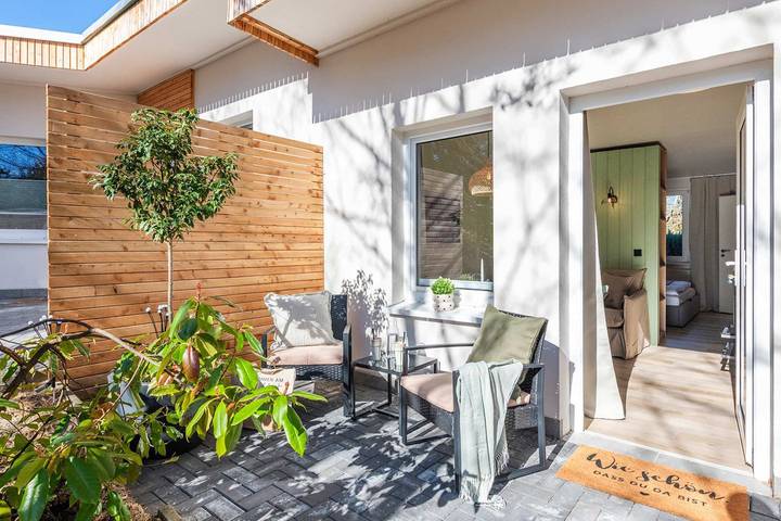 Ferienwohnung für 2 Personen, mit Terrasse und Garten sowie Ausblick in Benz - 2