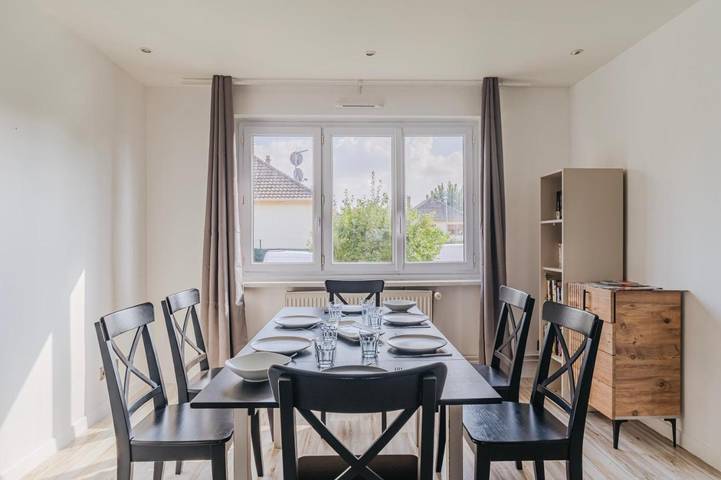 Location de vacances pour 8 personnes, avec vue et jardin à Lingolsheim - 3