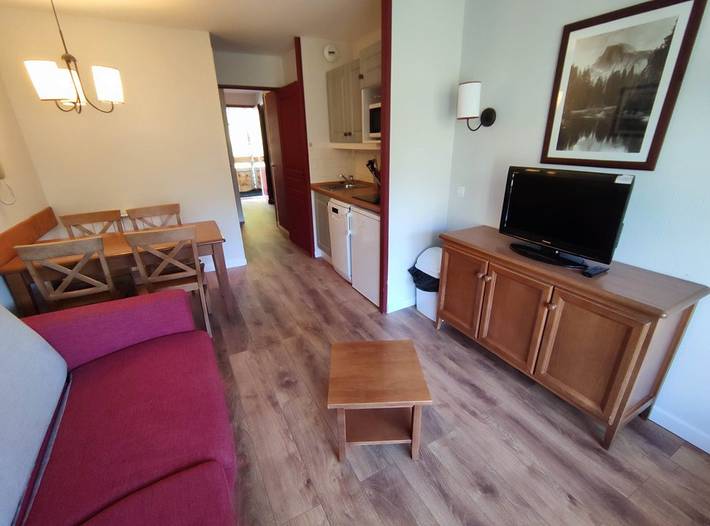 Gîte pour 4 personnes, avec balcon dans Isola 2000 - 4