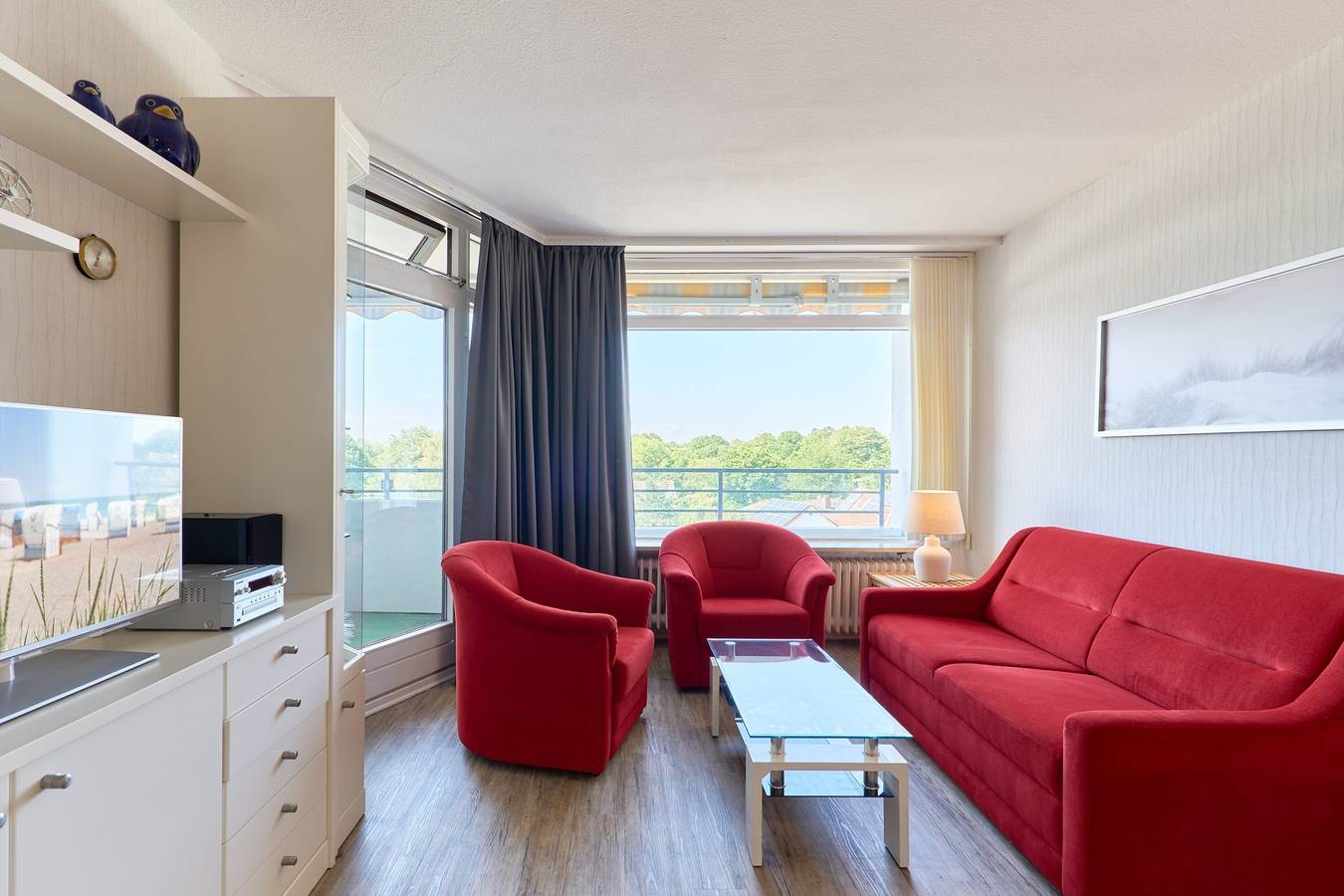 Appartement 'Lütt Stuuv Strandhotel, Whg 38' met Balkon, foto 13