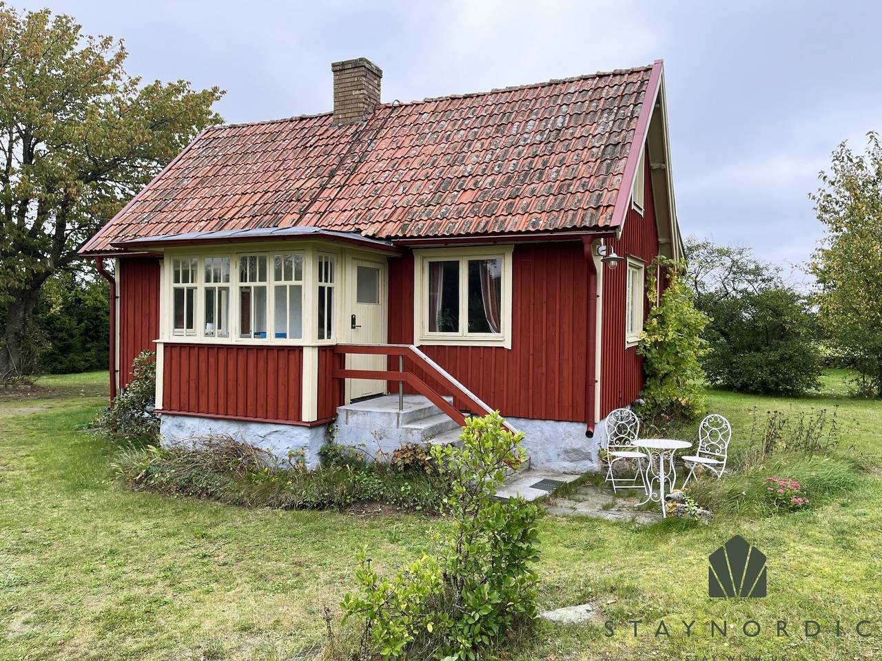 Maison de vacances pour 6 personnes avec jardin in Torsås