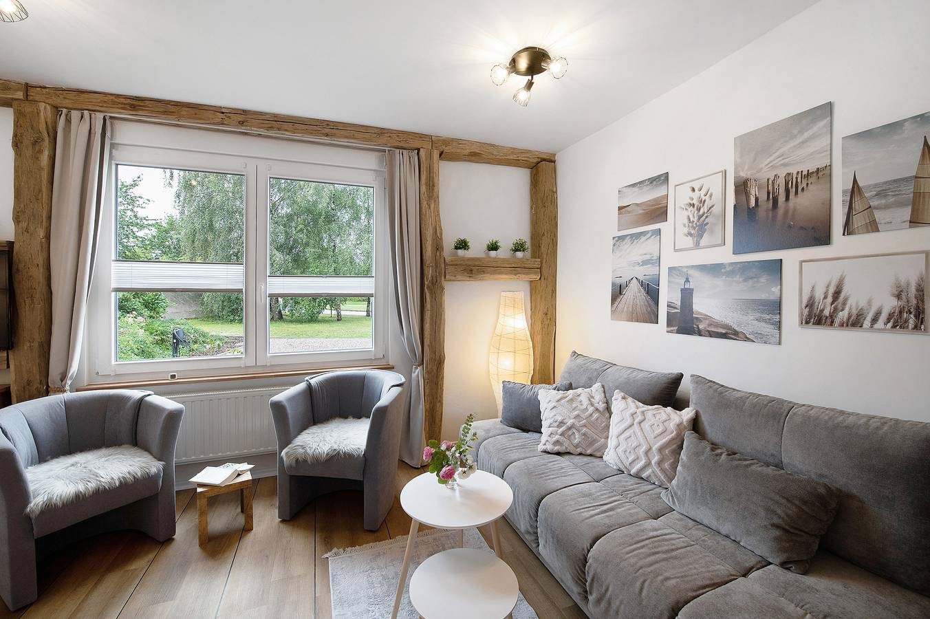 Ganze Wohnung, Ferienwohnung 'Haus Hinz 2 Zi Fe-Wo An Der Ostsee' mit Gemeinschaftsterrasse und Wi-Fi in Kalkhorst, Nordwestmecklenburg (Wismar und Umgebung)