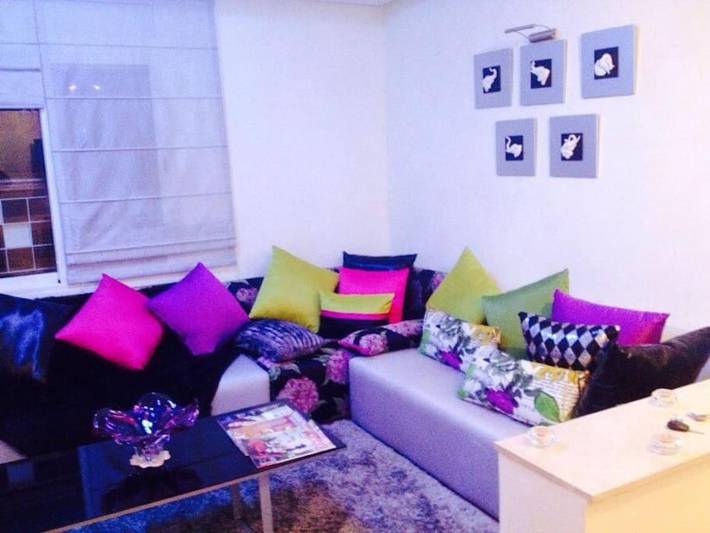 Appartement de vacances pour 7 personnes, avec vue ainsi que terrasse et piscine