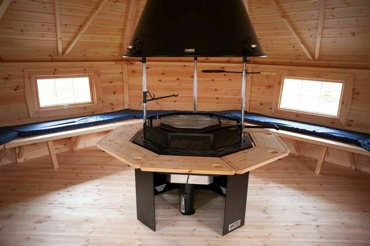 Glamping voor 12 personen, met sauna op de Veluwe