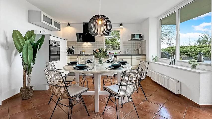 Ferienhaus für 6 Personen, mit Garten und Balkon