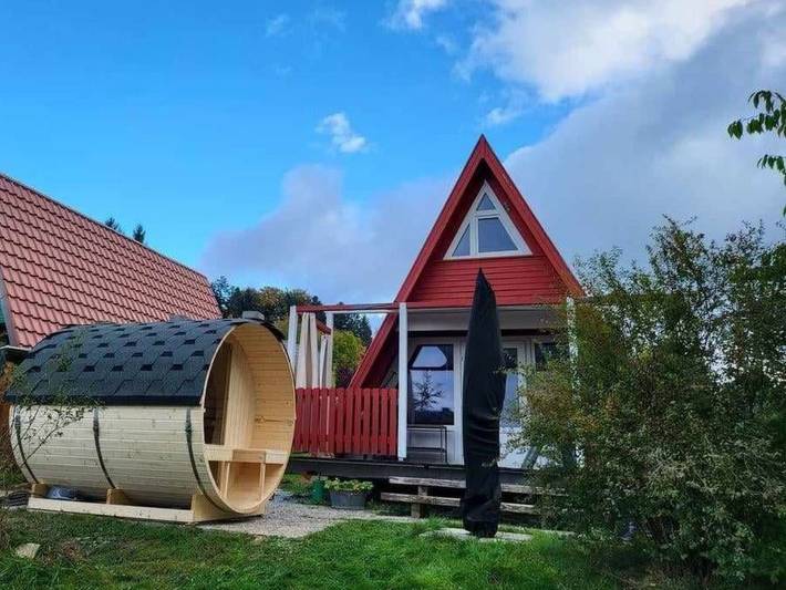 Ferienhaus für 4 Personen, mit Terrasse und Garten sowie Seeblick im Bayerischer Wald