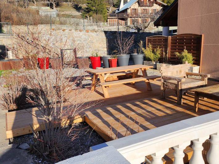 Gîte pour 8 personnes, avec piscine et sauna ainsi que jacuzzi et balcon à Jausiers - 4