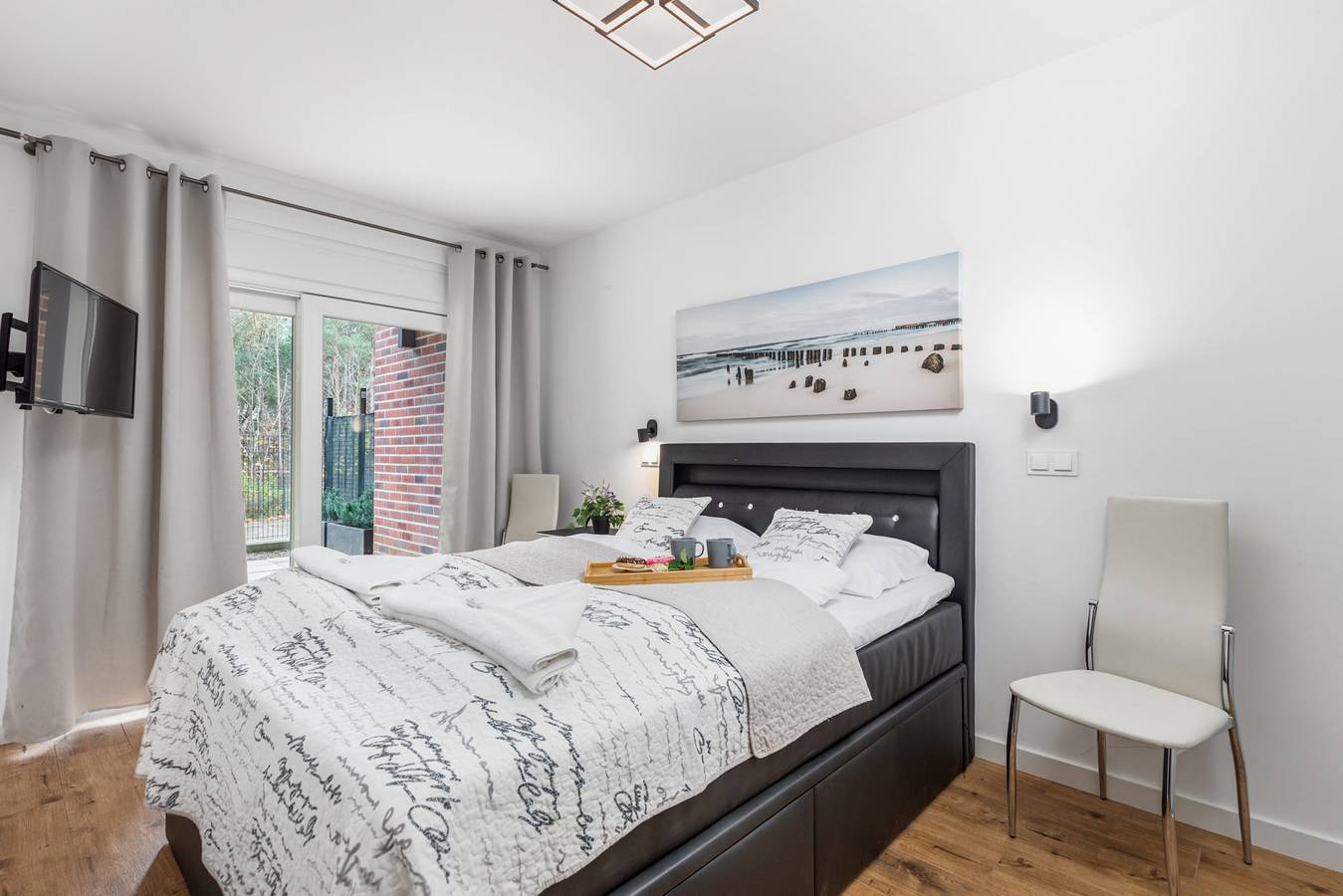 Cały apartament, Apartament wakacyjny dla 4 osób z ogród in Międzywodzie, Baltic Sea Pomerania