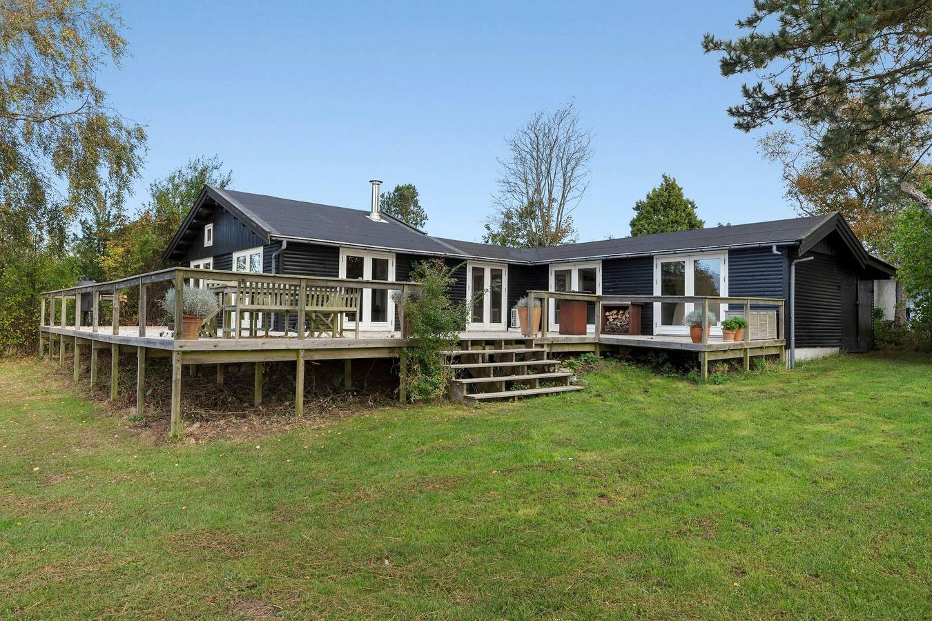 Ferienhaus mit Panoramablick in Veddinge Bakker in Veddinge, Fårevejle