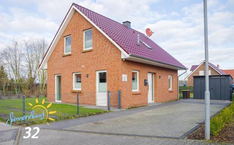 Ferienhaus für 6 Personen, mit Terrasse und Garten sowie Sauna und Ausblick am Thülsfelder Stausee