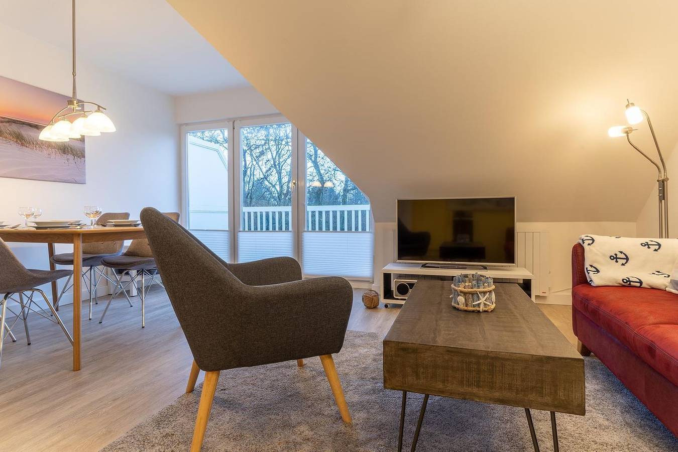 Ganze Wohnung, Maisonette Wohnung im 1. Obergeschoss mit Balkon und Hund im Ortsteil Bad in St. Peter-Bad, St. Peter-Ording