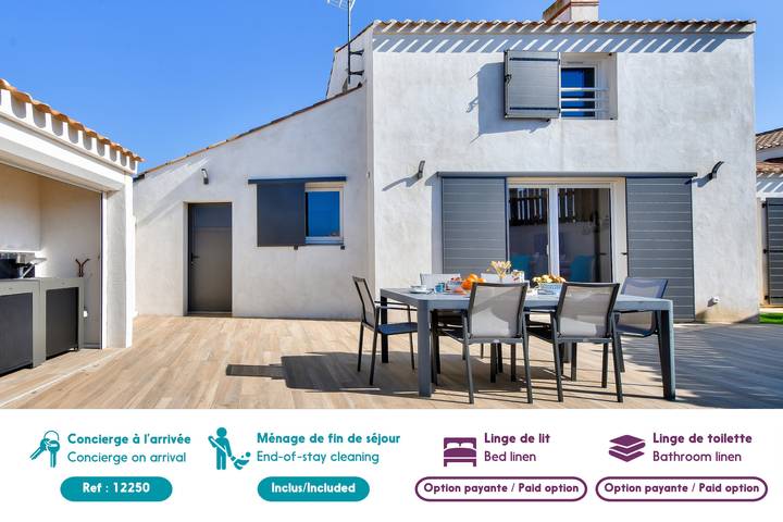 Location de vacances pour 6 personnes, avec terrasse dans l'Herbaudière - 2