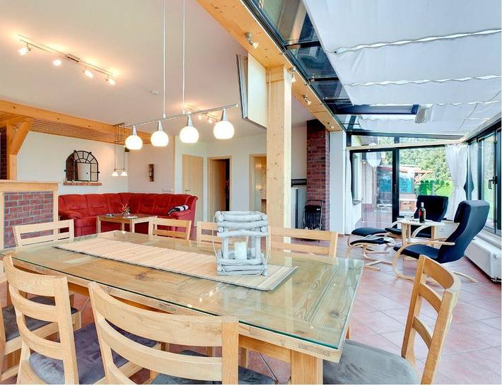 Ferienhaus für 7 Personen, mit Terrasse und Sauna in Kuchelmiß