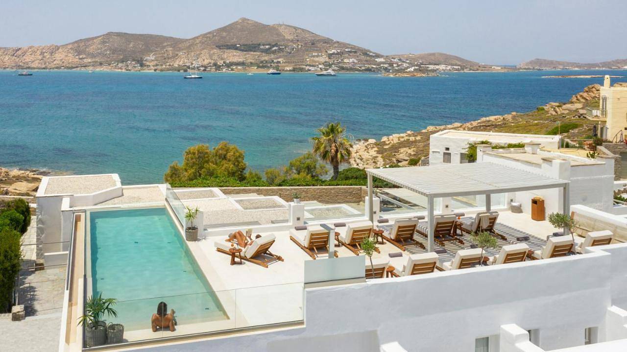 Double or Twin Room with Partial Sea View in Náoussa, Paros