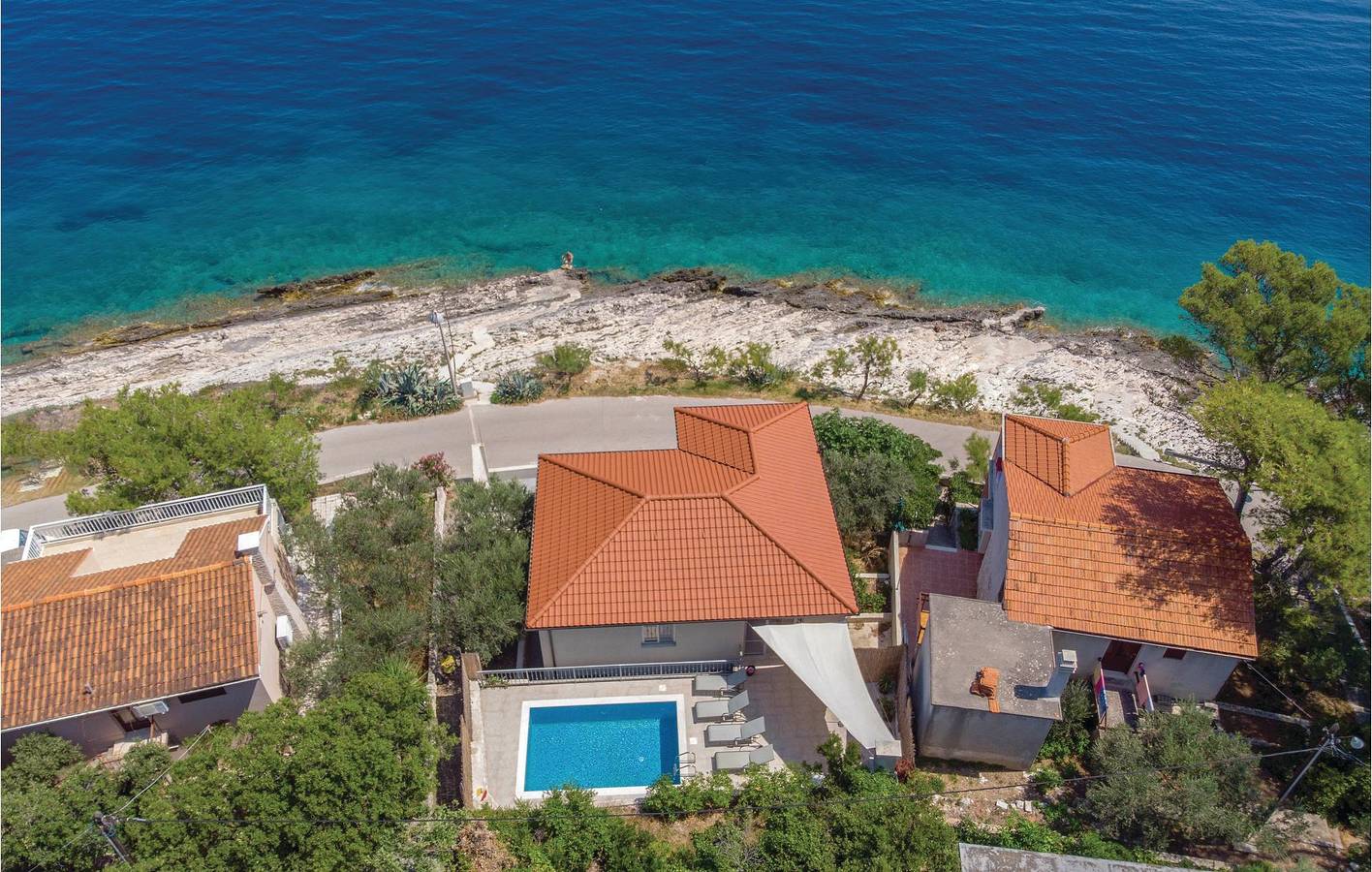 Gemütliche 120 m² große Wohnung mit Terrasse, in Küstennähe und mit moderner Ausstattung in Blato, Korcula