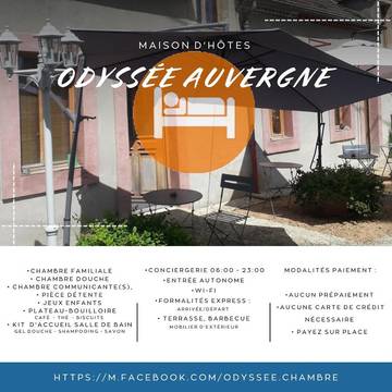 Cottage pour 6 personnes, avec vue et terrasse à Vallon-en-Sully