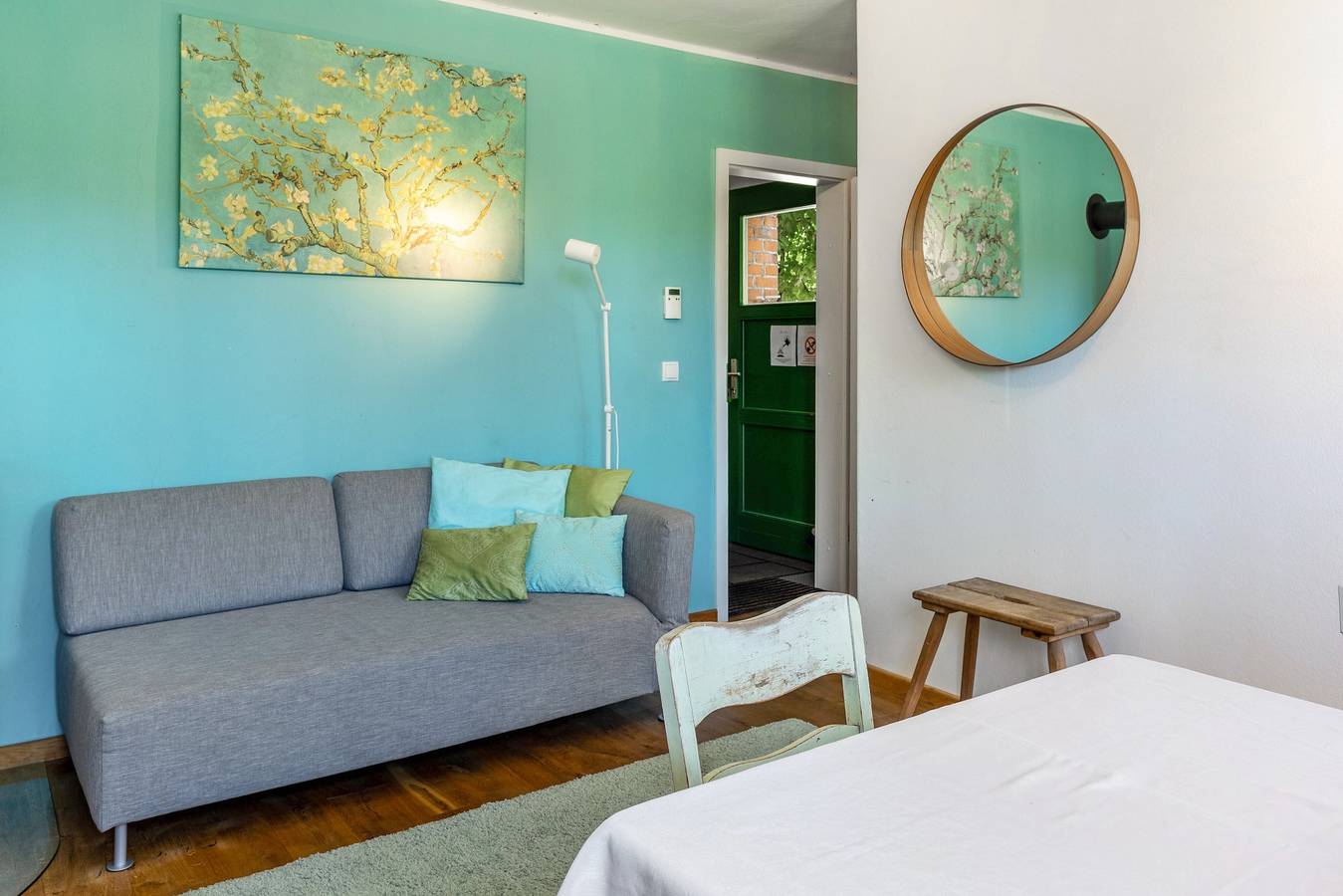Ganze Wohnung, Ferienwohnung 'Der Flusshof, Scheunenwohnung' mit gemeinsamer Terrasse, gemeinsamem Garten und Wi-Fi in Werben (Elbe), Westhavelland