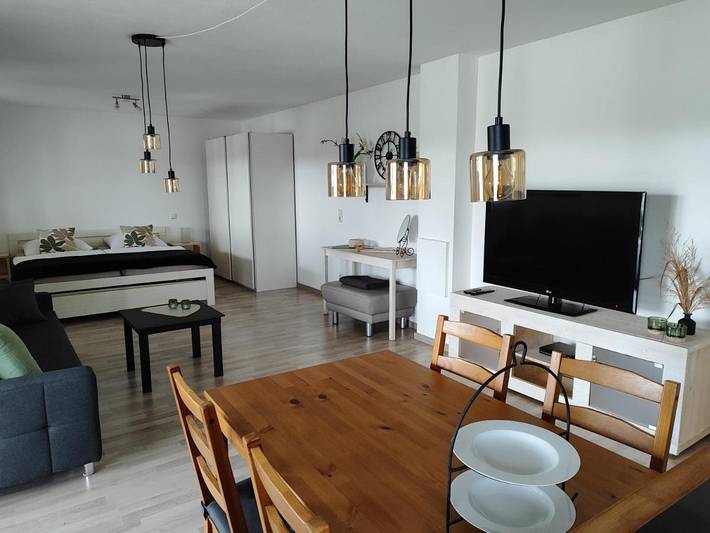Ferienwohnung für 3 Personen, mit Terrasse und Garten sowie Ausblick in Rottweil