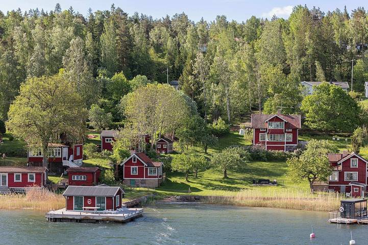 Ferienhaus für 4 Personen, mit Balkon und Garten sowie Sauna