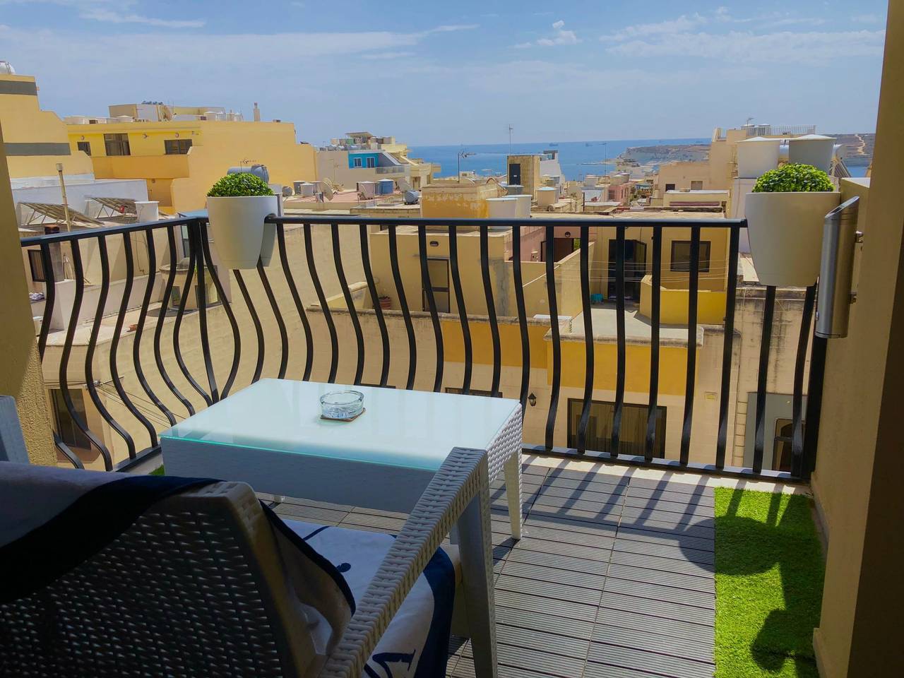 Appartement entier, Gemütliche Ferienwohnung mit Meerblick in Marsaskala, Île de Malte