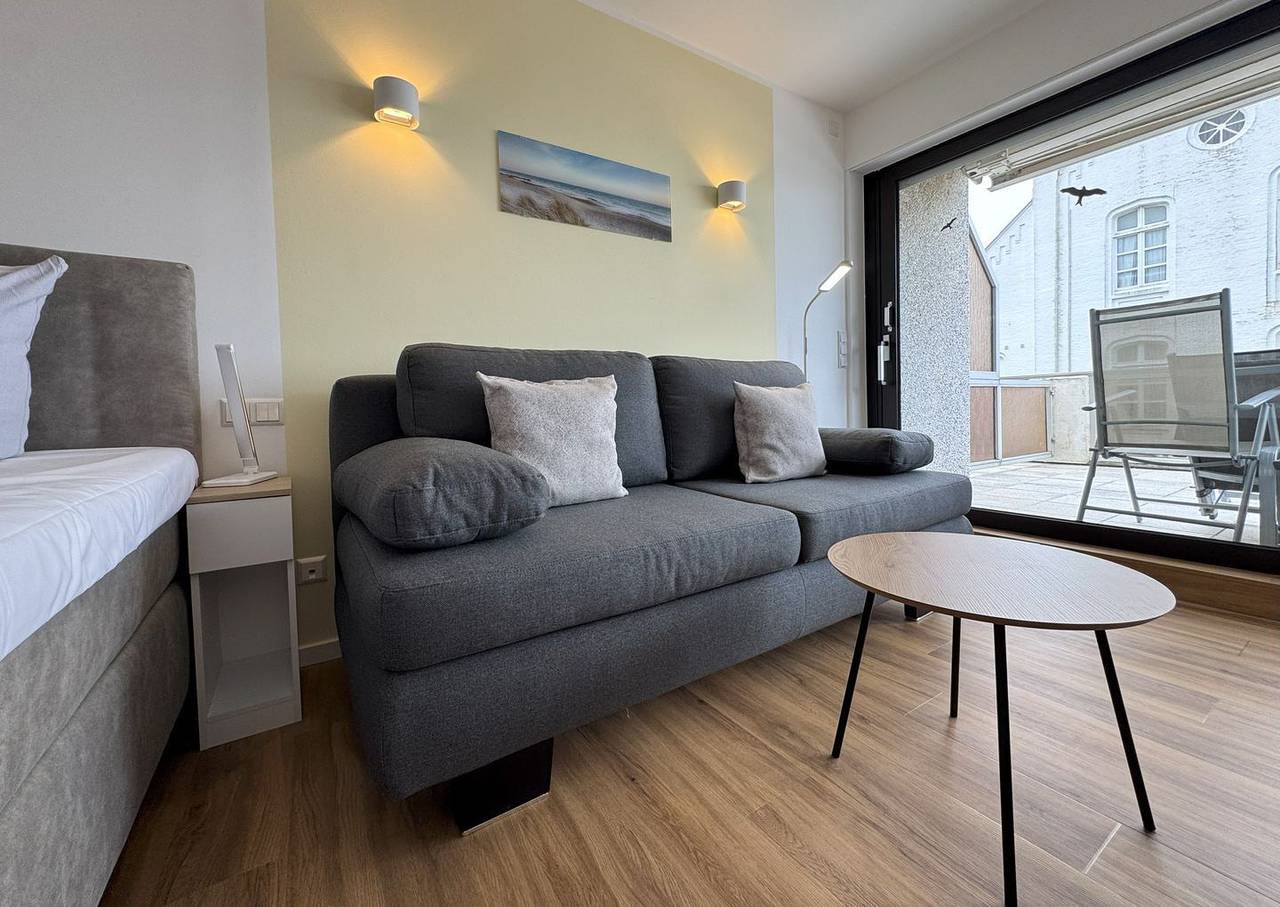 Appartement entier, Appartement de vacances pour 3 personnes avec balcon in Norderney Weststrand, Norderney