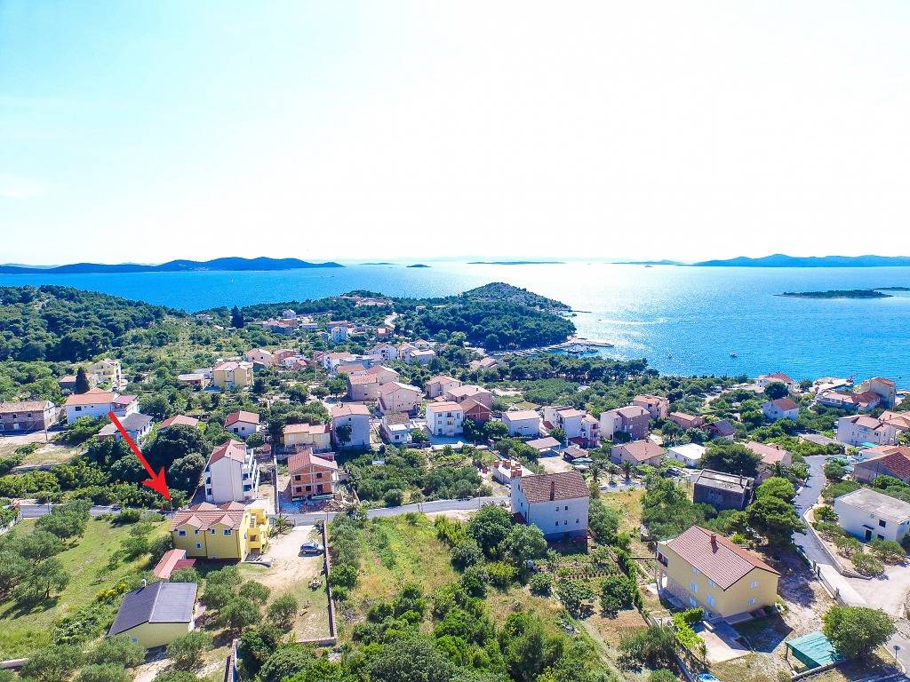 Ganze Wohnung, Ferienwohnung in Drage mit Meerblick, Balkon, Klimaanlage, W-Lan (566-1) in Drage (Pakoštane), Zadar
