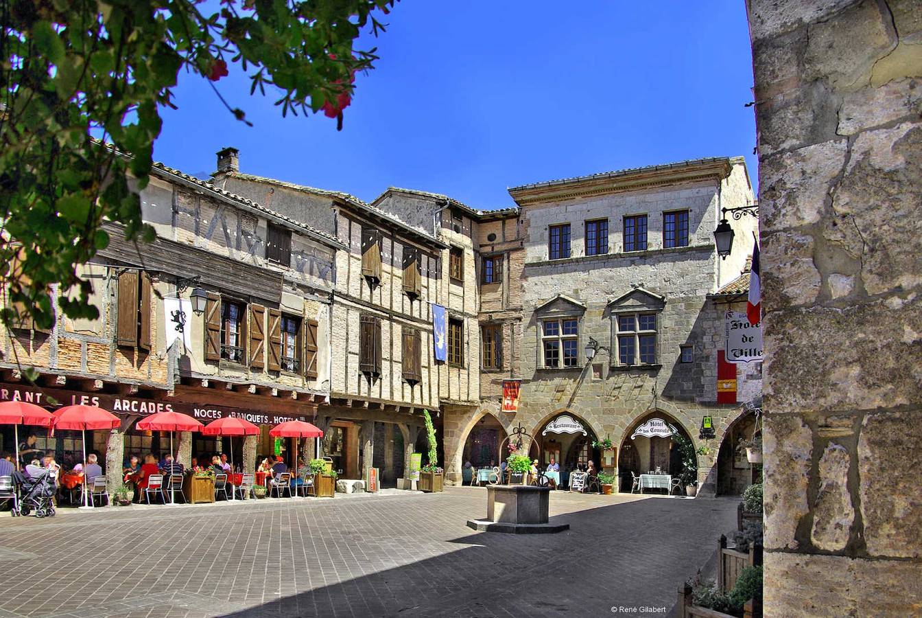 Le relais de la poste in Castelnau-de-Montmiral, Région d'Albi