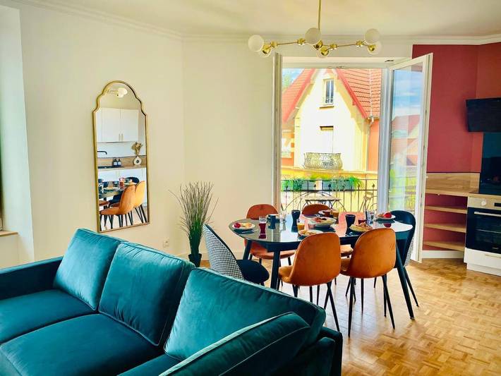 Appartement de vacances pour 6 personnes, avec Balcon et Vue