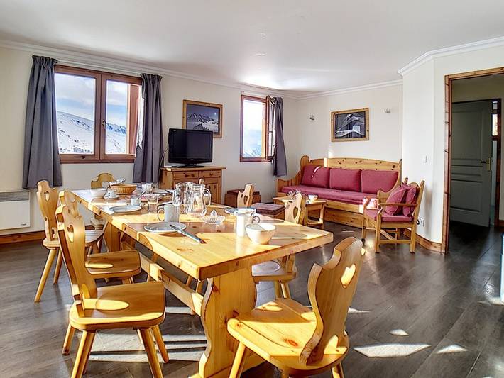 Apartamento entero, Apartamento renovado 8 pers - Balcón, Sauna & Hammam, WIFI in Les Menuires, Saint-Martin-de-Belleville