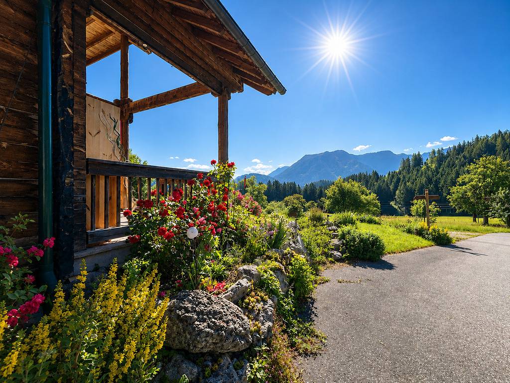Biohof Herdengl - Ferienwohnung 1 (100qm) mit 3 Schlafräumen und großer Wohnküche in Lunz am See, Mostviertel Region