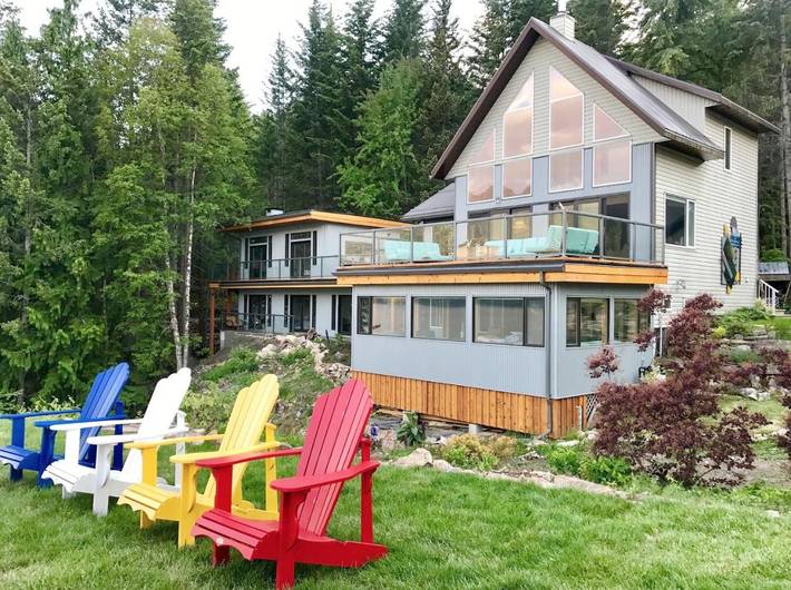 Chalet pour 2 personnes, avec vue sur le lac et jardin ainsi que sauna et vue, animaux acceptés dans Canada - 3