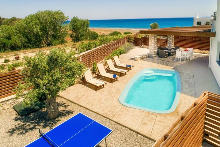 Ferienhaus für 4 Personen, mit Meerblick und Balkon sowie Terrasse und Garten in Lachania - 3