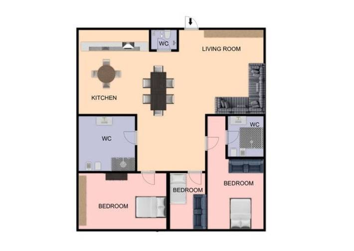 Ferienwohnung für 6 Personen, mit Garten in Fano - 4