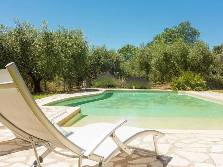 Maison de vacances pour 6 personnes, avec vue et terrasse ainsi que piscine et jardin, animaux acceptés - 1