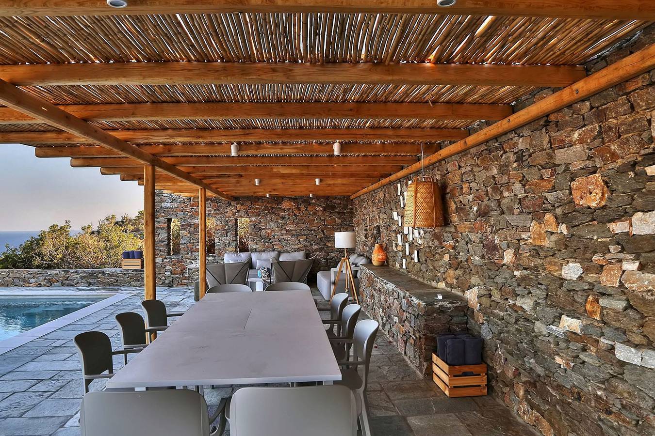 Lavish Sifnos Villa | Villa Cornelius | 7 Bedrooms | Breathtaking Sea Views | Private Outdoor Pool | Bbq Facilities | Shaded Outdoor Dining Area | Private Garden | Chrysopigi in Platis Gialos Sifnos, Cícladas