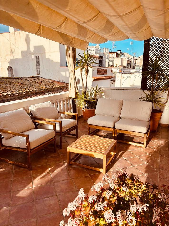 Apartamento entero, Apartamento de vacaciones para 4 personas con terraza in Platja de Sant Sebastià (Sitges), Sitges