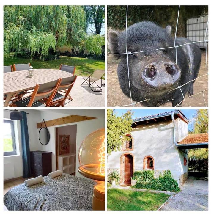 Maison de vacances pour 5 personnes, avec Balcon ainsi que Terrasse et Jardin