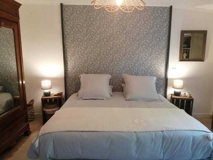 Chambre d’hôte pour 2 personnes, avec jardin et vue, animaux acceptés