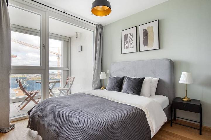 Ganze Wohnung, Pleasant Donaustadt 1Br w/ Playground & Gym, nr School, by Blueground in Wien, Donau Niederösterreich