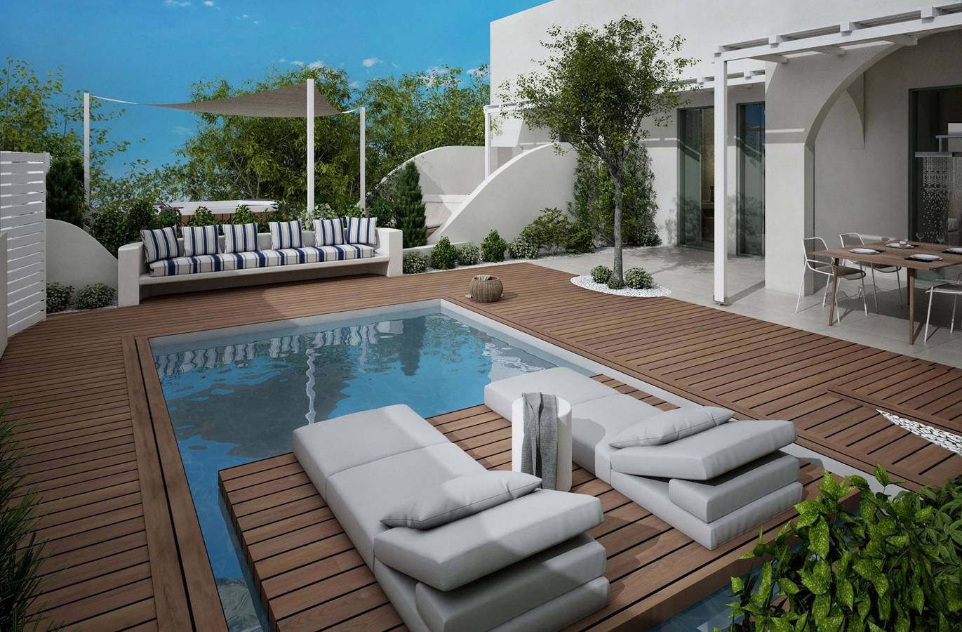 Villa für 2 Personen mit Garten in Agios Prokopios, Kykladen