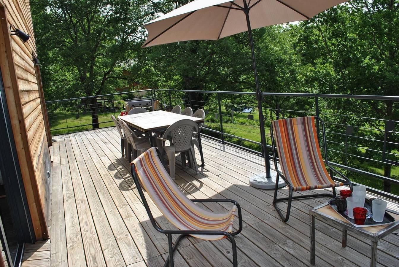 Gîte für 8 Personen mit Garten in Baladou, Lot